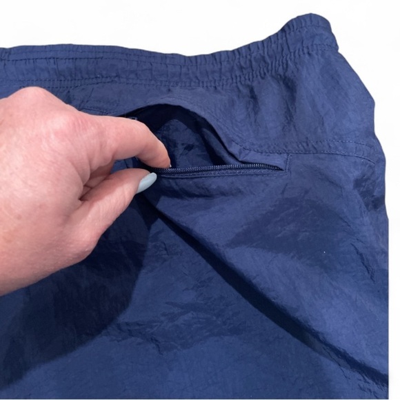 Vintage 90s Nike Men's Navy Blue Track Pants Size Large - Picture 5 of 6